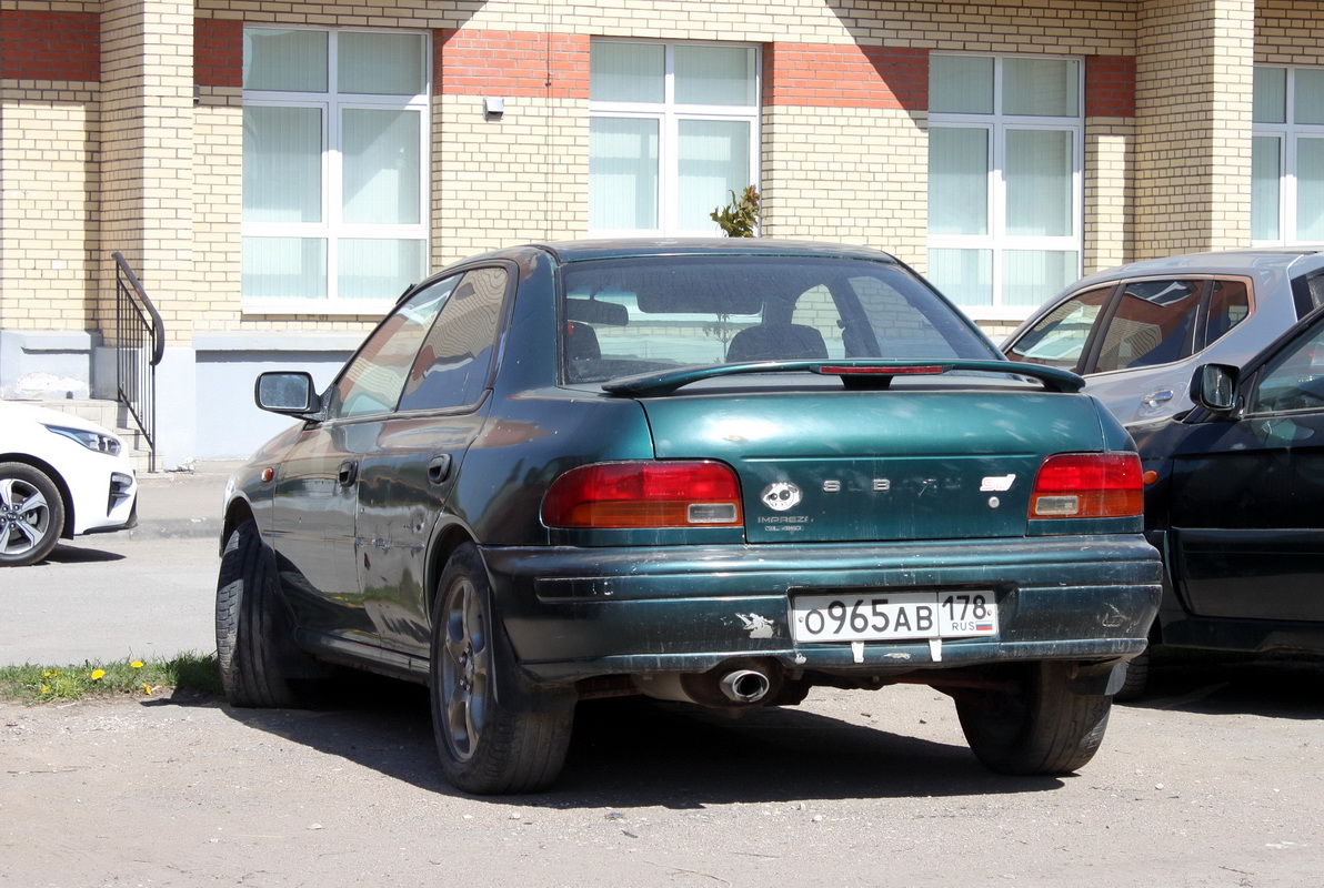 Ленинградская область, № О 965 АВ 178 — Subaru Impreza '92–01