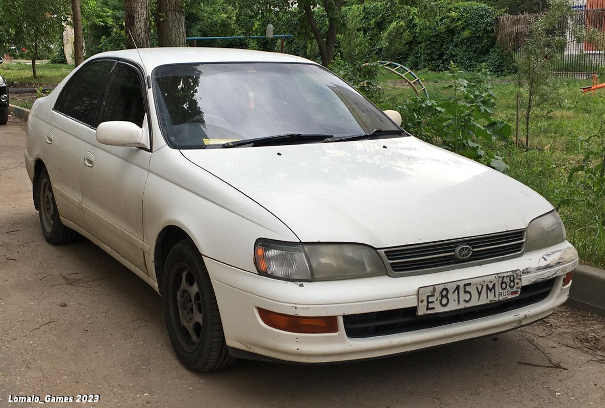 Тамбовская область, № Е 815 УМ 68 — Toyota Corona (T190) '92-95