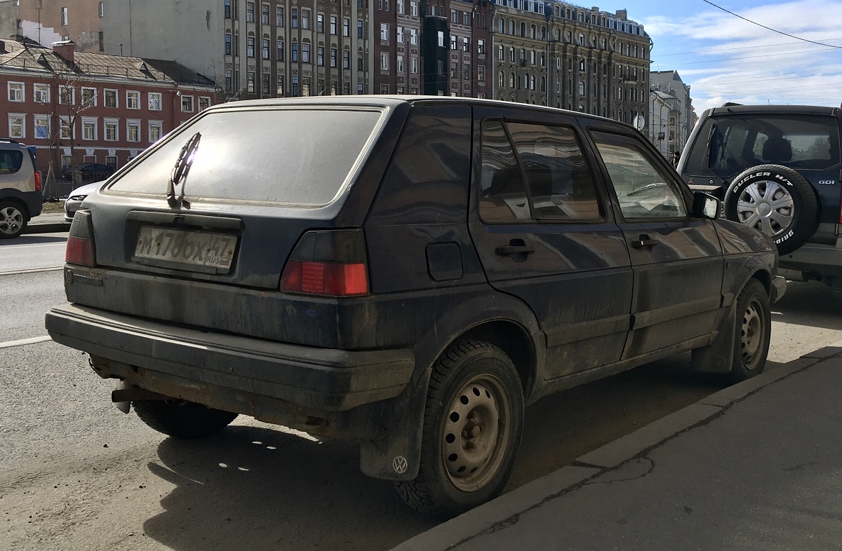 Ленинградская область, № М 178 ОХ 47 — Volkswagen Golf (Typ 19) '83-92