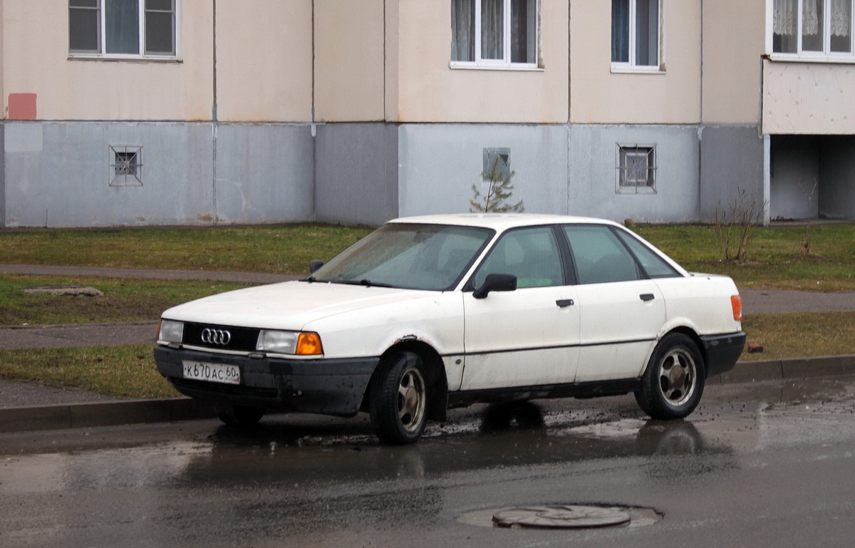 Псковская область, № К 670 АС 60 — Audi 80 (B3) '86-91