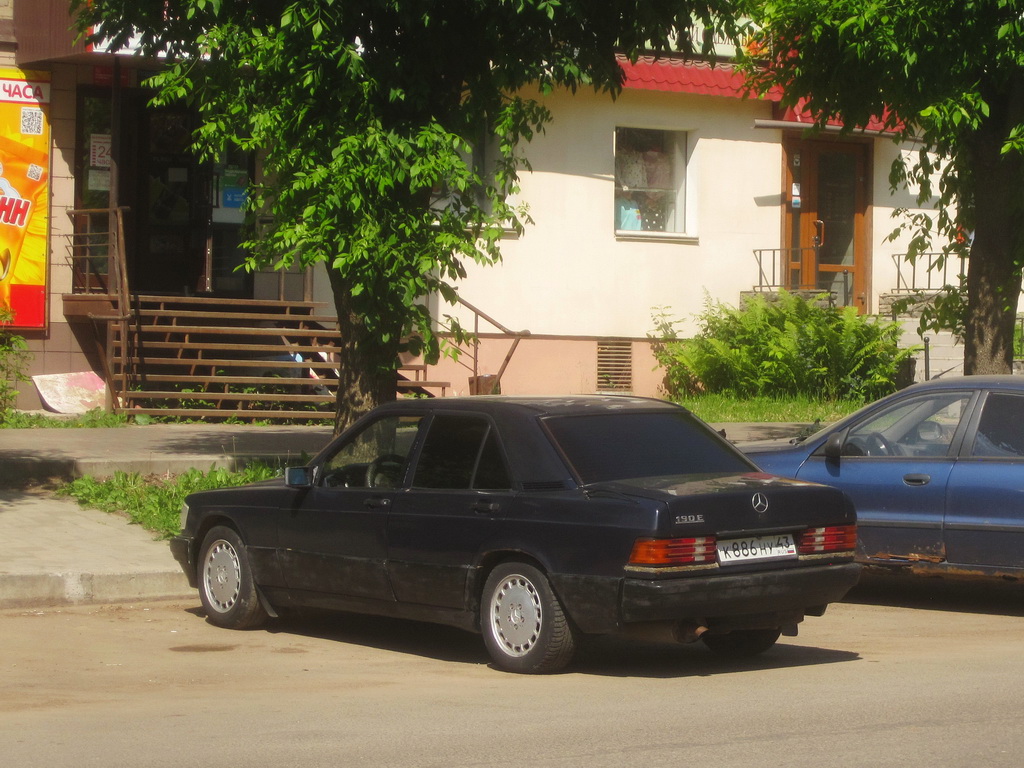 Кировская область, № К 886 НУ 43 — Mercedes-Benz (W201) '82-93