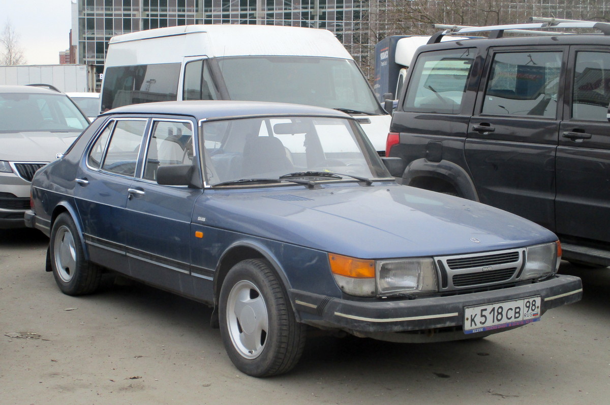 Санкт-Петербург, № К 518 СВ 98 — Saab 900 '78-93