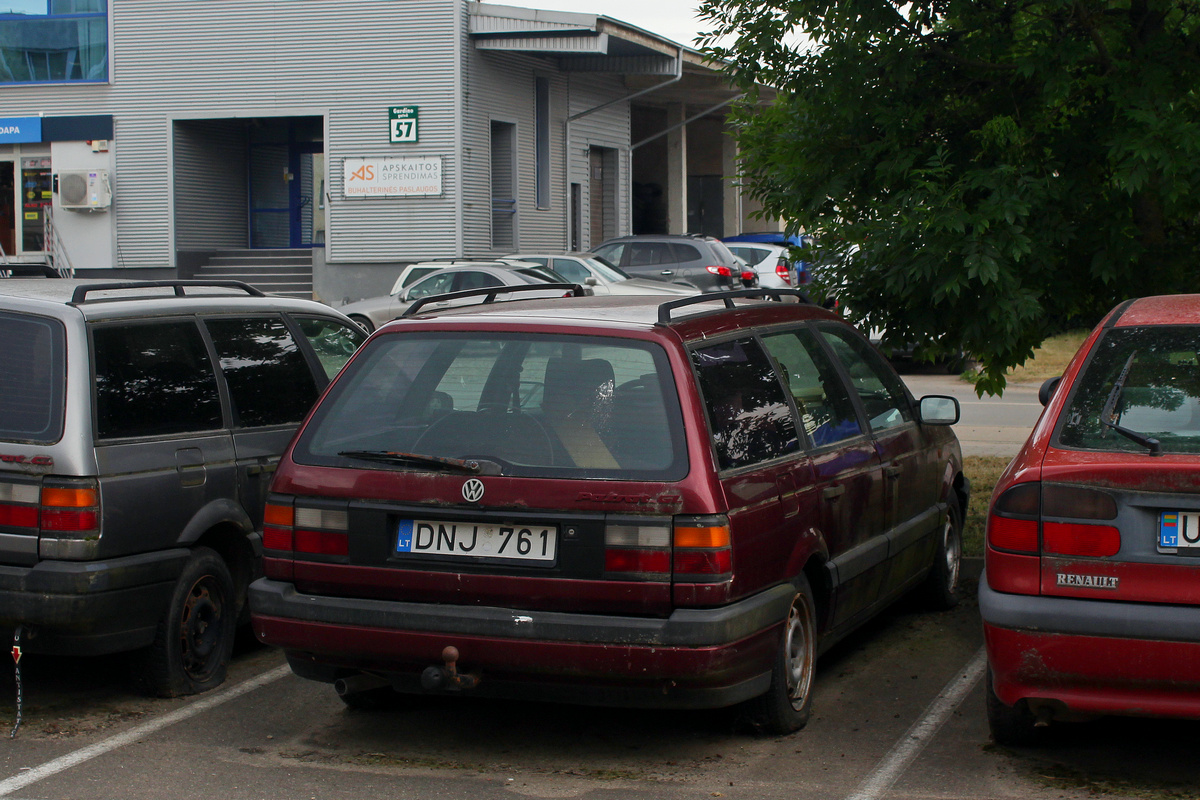 Литва, № DNJ 761 — Volkswagen Passat (B3) '88-93