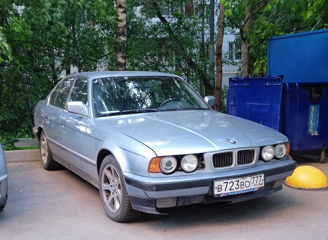 Ингушетия, № В 723 ВО 777 — BMW 5 Series (E34) '87-96