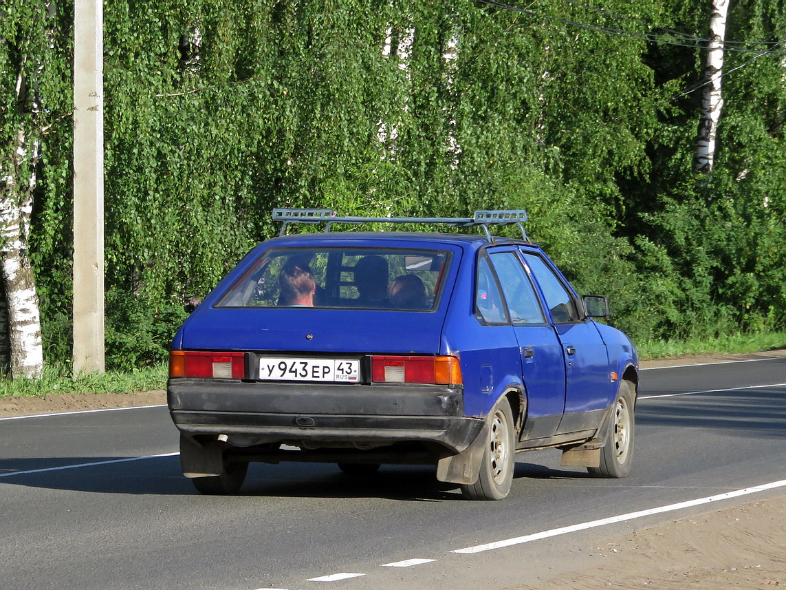 Кировская область, № У 943 ЕР 43 — Москвич-2141 '86-98