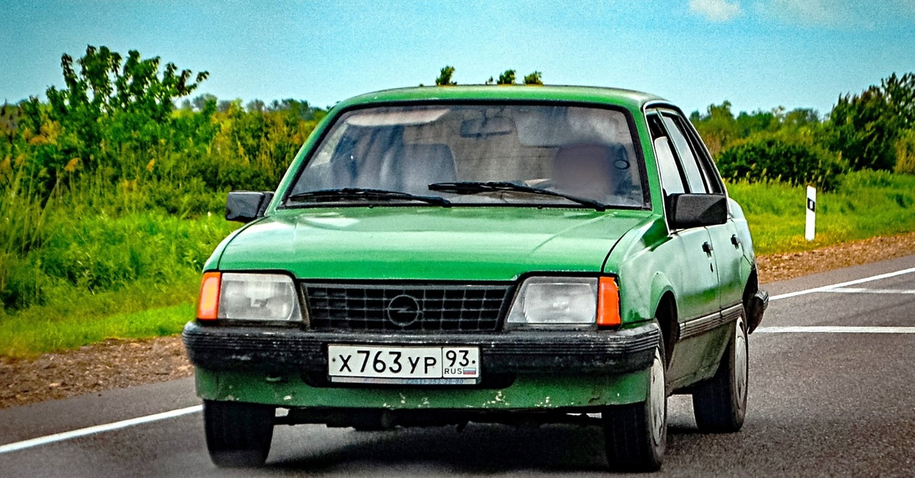 Краснодарский край, № Х 763 УР 93 — Opel Ascona (C) '81-88