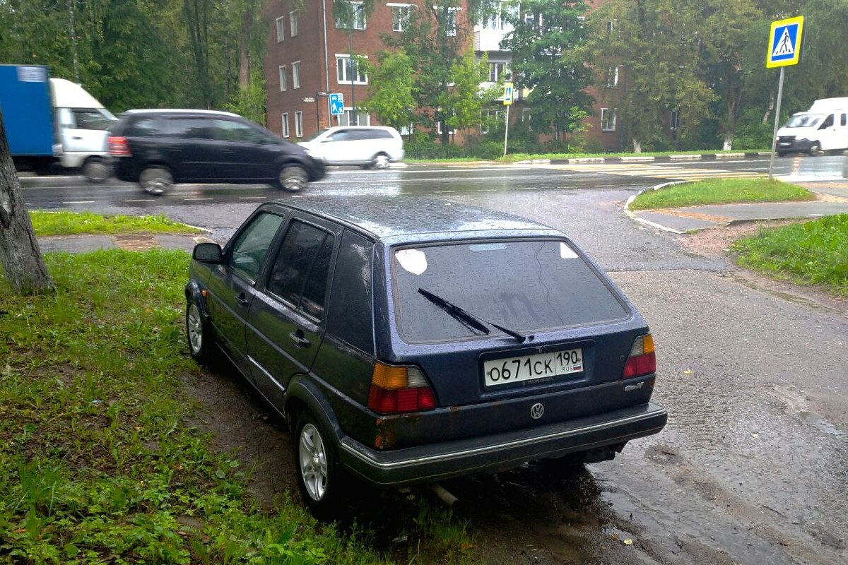 Московская область, № О 671 СК 190 — Volkswagen Golf (Typ 19) '83-92