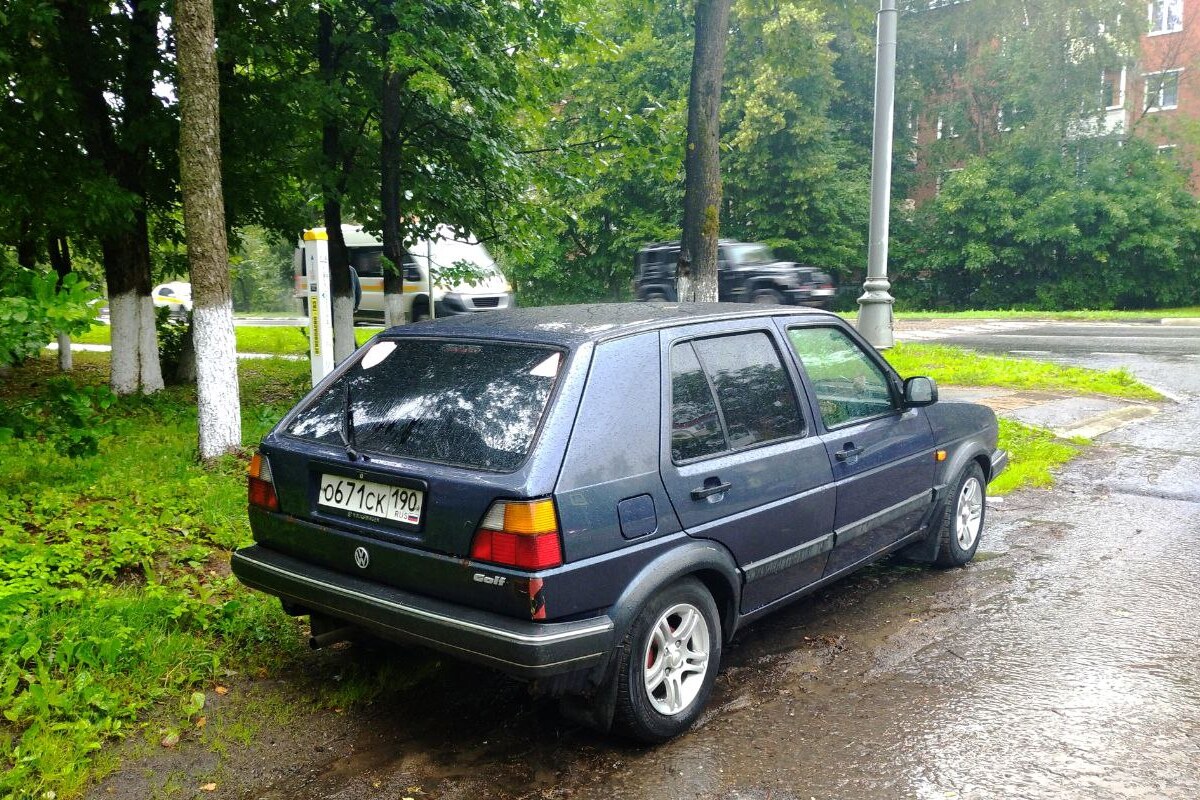 Московская область, № О 671 СК 190 — Volkswagen Golf (Typ 19) '83-92