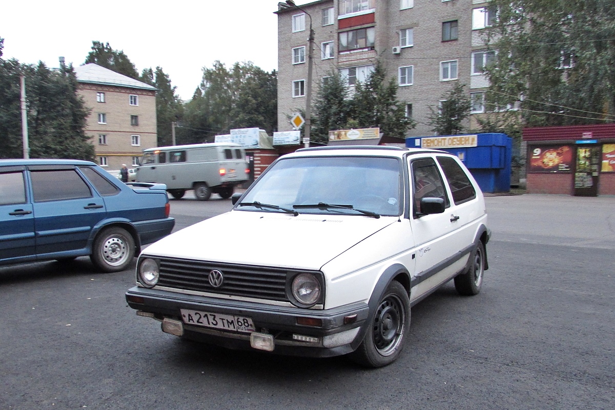 Тамбовская область, № А 213 ТМ 68 — Volkswagen Golf (Typ 19) '83-92