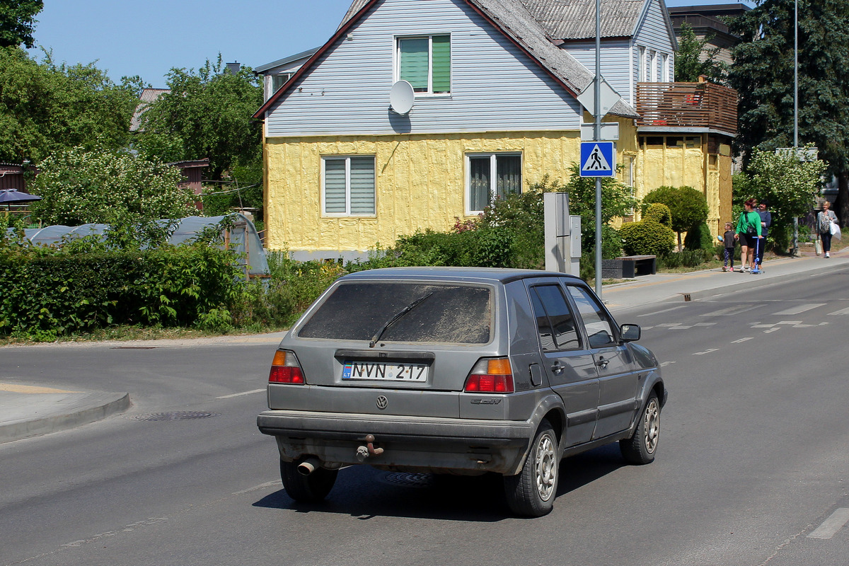 Литва, № NVN 217 — Volkswagen Golf (Typ 19) '83-92