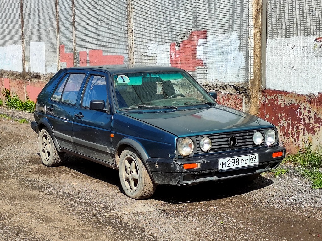 Тверская область, № М 298 РС 69 — Volkswagen Golf (Typ 19) '83-92