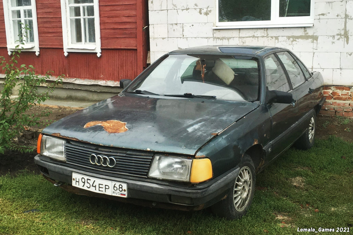 Тамбовская область, № Н 954 ЕР 68 — Audi 100 (C3) '82-91