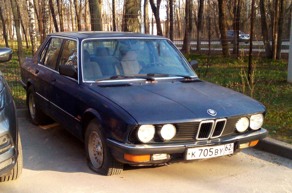 Рязанская область, № К 705 ВУ 62 — BMW 5 Series (E28) '82-88