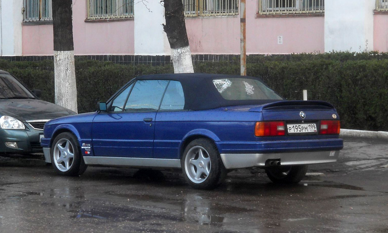 Москва, № Р 195 РМ 199 — BMW 3 Series (E30) '82-94