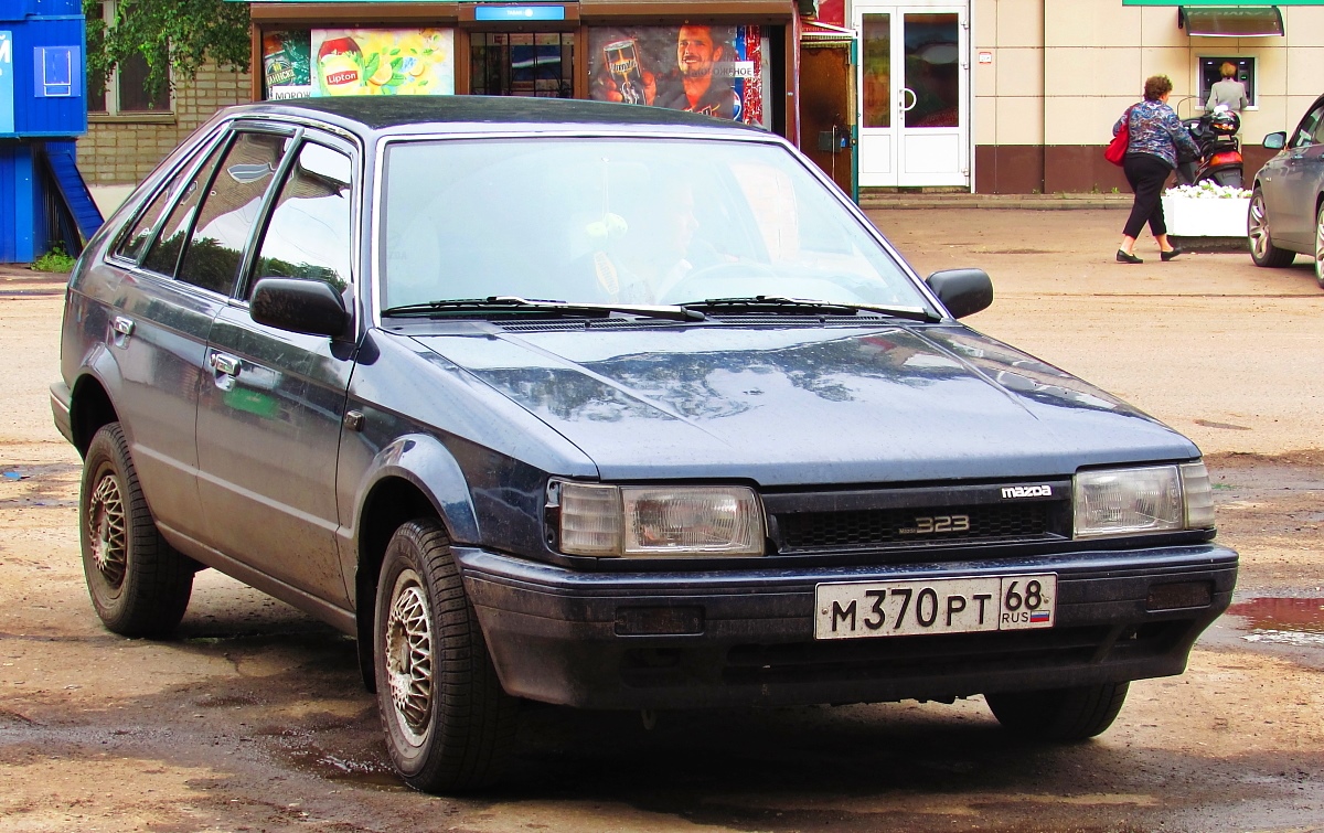 Тамбовская область, № М 370 РТ 68 — Mazda 323 (BF) '86-94