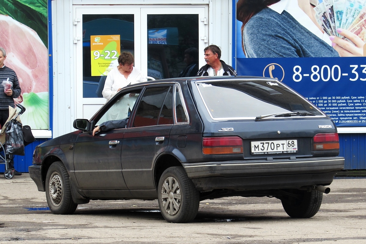 Тамбовская область, № М 370 РТ 68 — Mazda 323 (BF) '86-94