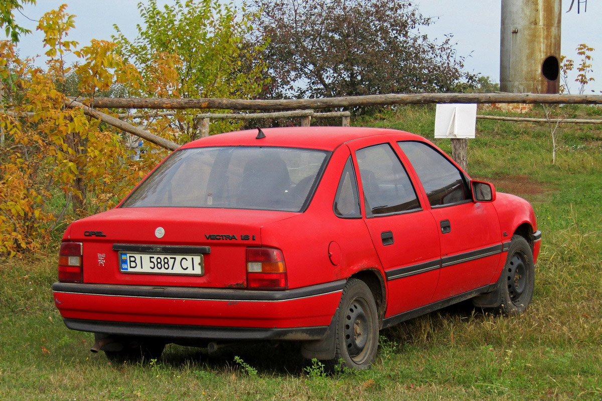Полтавская область, № BI 5887 CI — Opel Vectra (A) '88-95