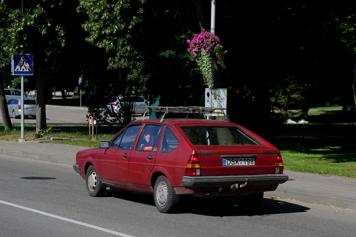 Литва, № DSK 198 — Volkswagen Passat (B2) '80-88