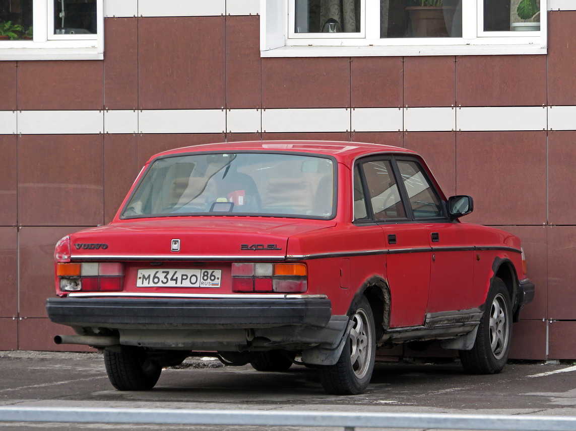 Татарстан, № М 634 РО 86 — Volvo 240 GL '86–93