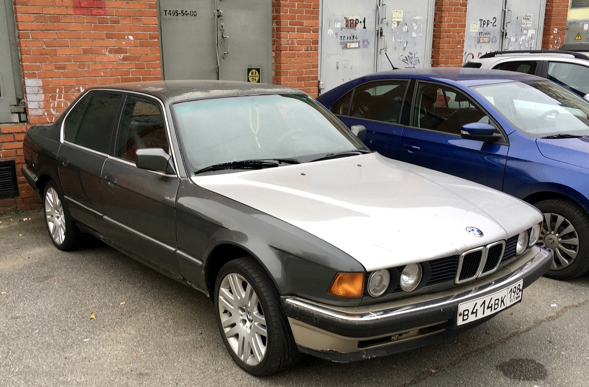 Санкт-Петербург, № В 414 ВК 198 — BMW 7 Series (E32) '86-94