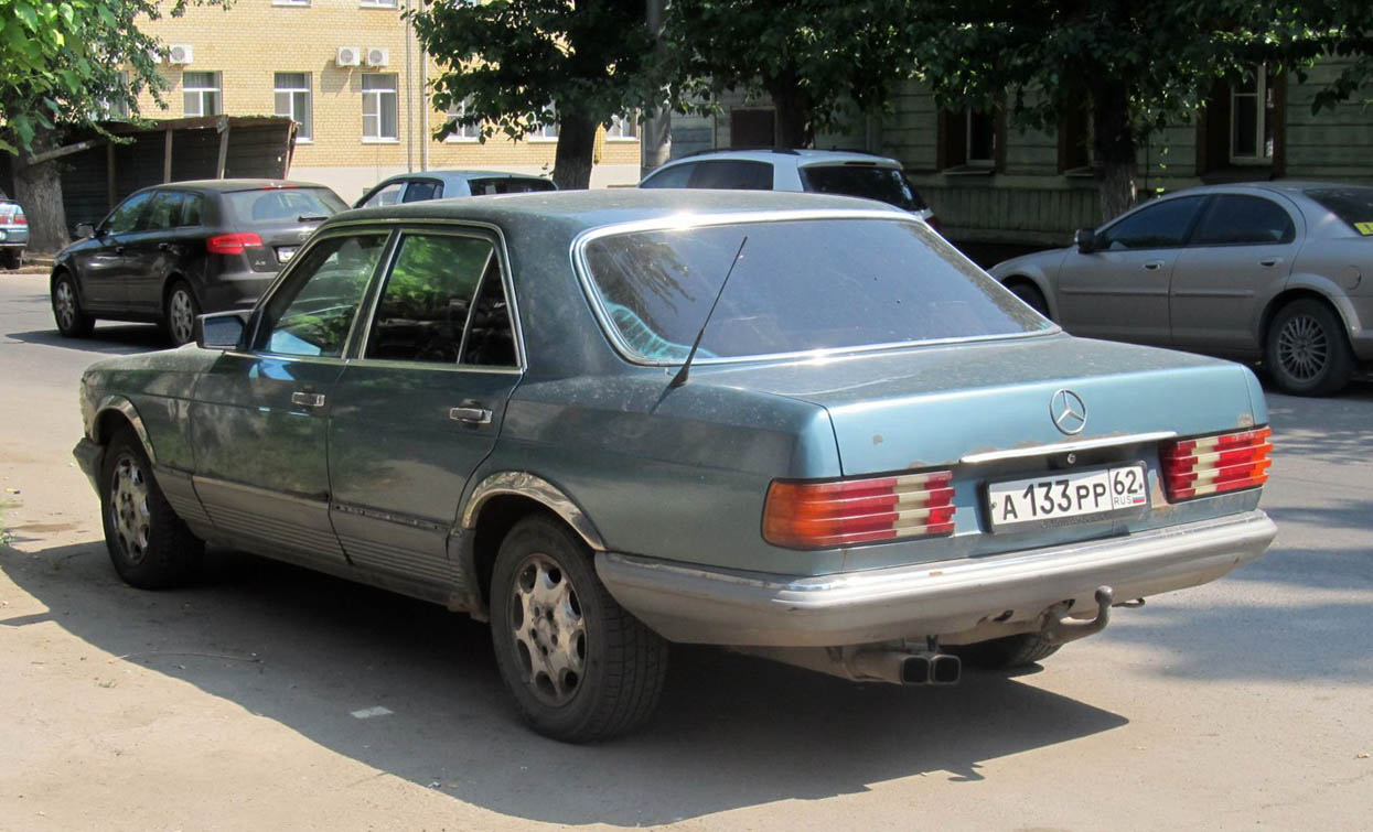 Рязанская область, № А 133 РР 62 — Mercedes-Benz (W126) '79-91