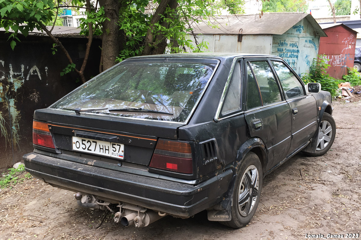 Орловская область, № О 527 НН 57 — Nissan Bluebird (U11) '83-90