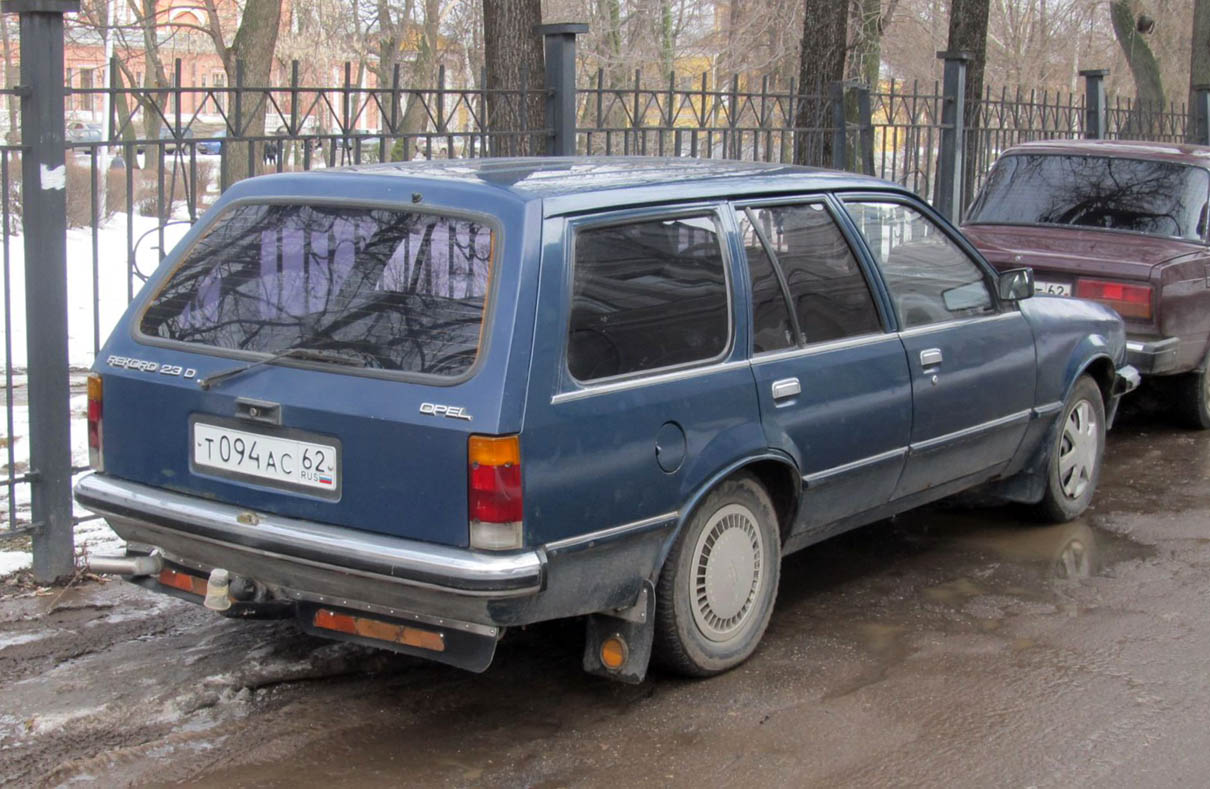 Рязанская область, № Т 094 АС 62 — Opel Rekord (E2) '82-86