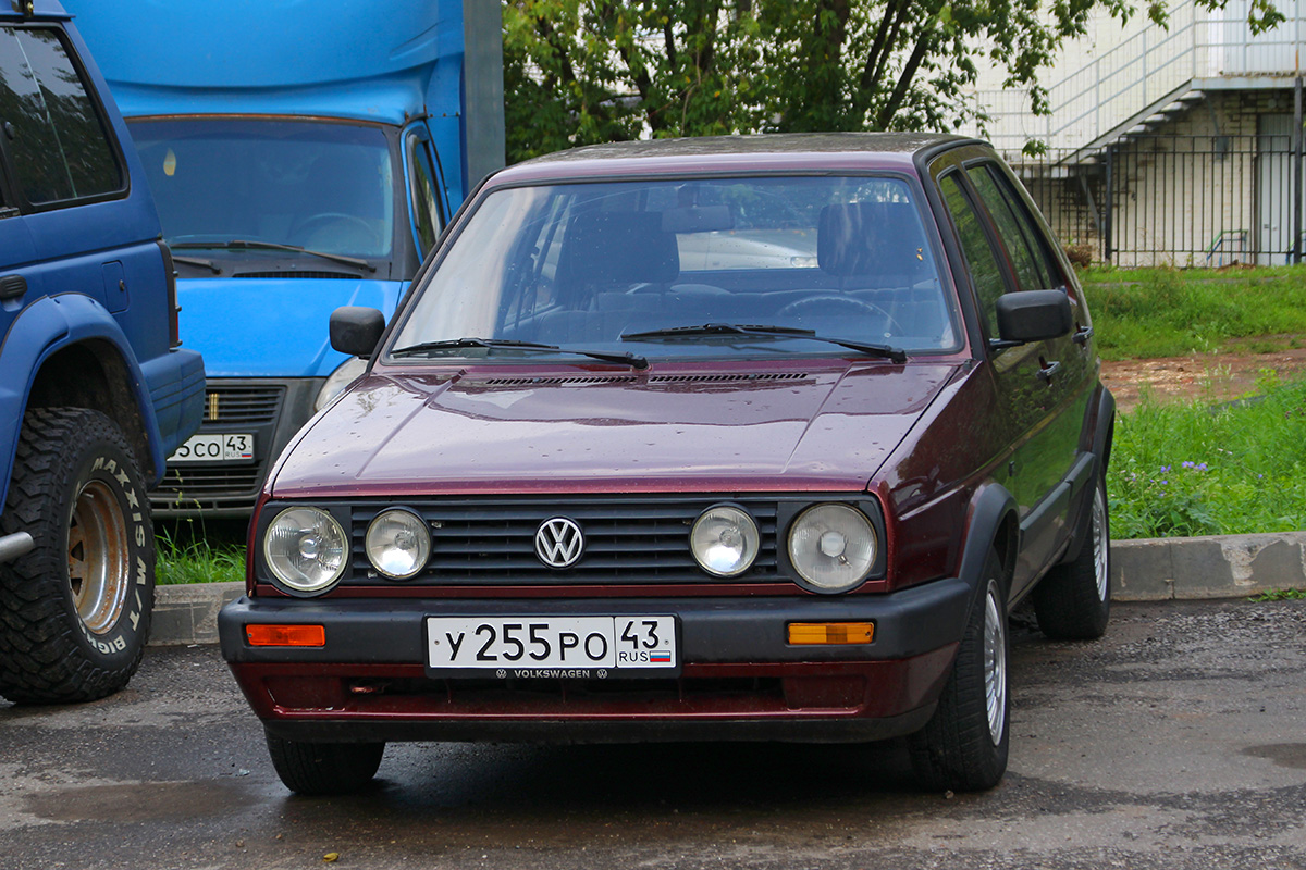 Кировская область, № У 255 РО 43 — Volkswagen Golf (Typ 19) '83-92