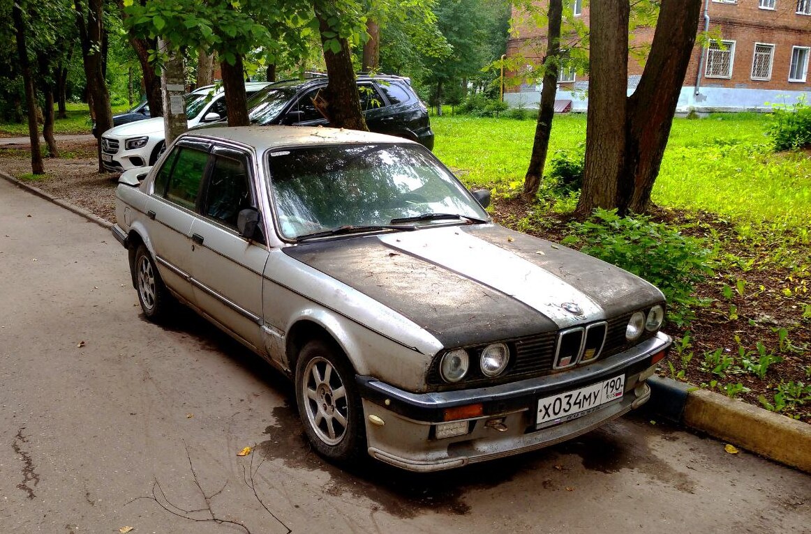 Московская область, № Х 034 МУ 190 — BMW 3 Series (E30) '82-94