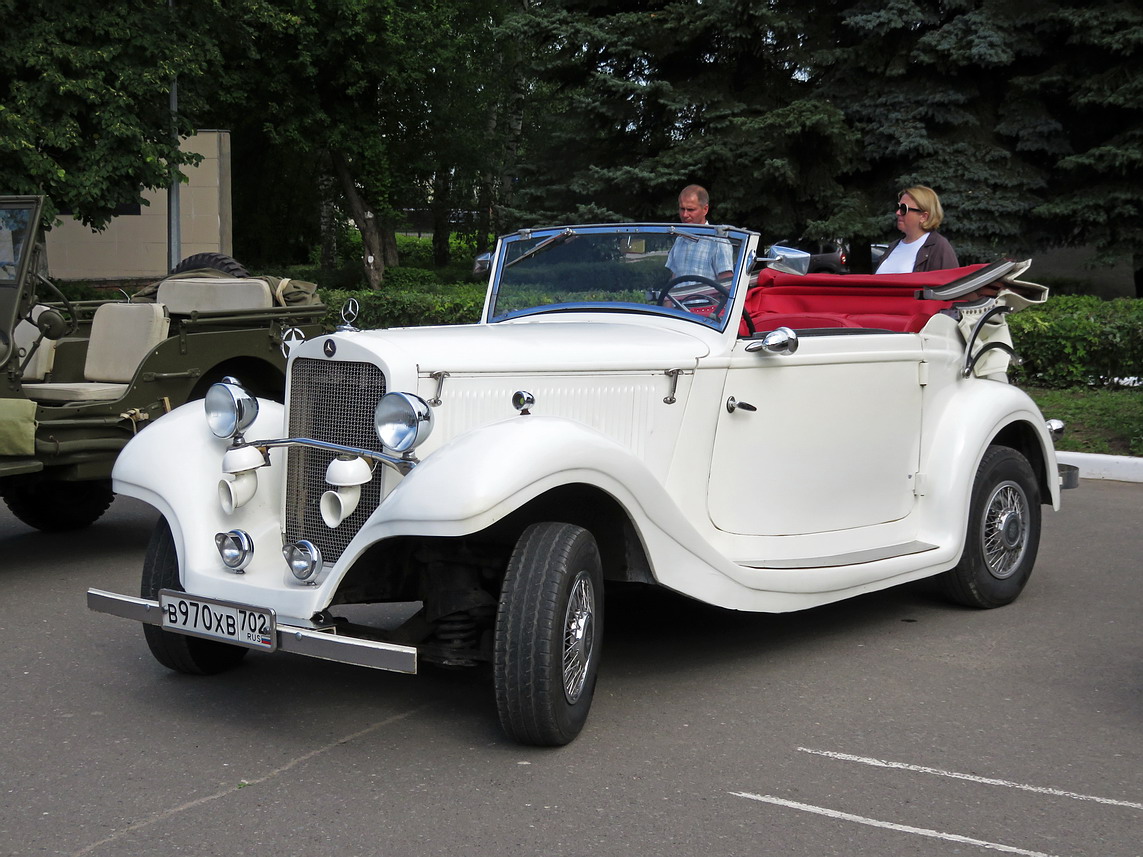 Марий Эл, № В 970 ХВ 702 — Mercedes-Benz 200 (W21) '33-37; Марий Эл — Новый Торъял. Выставка ретро-автомобилей 2023