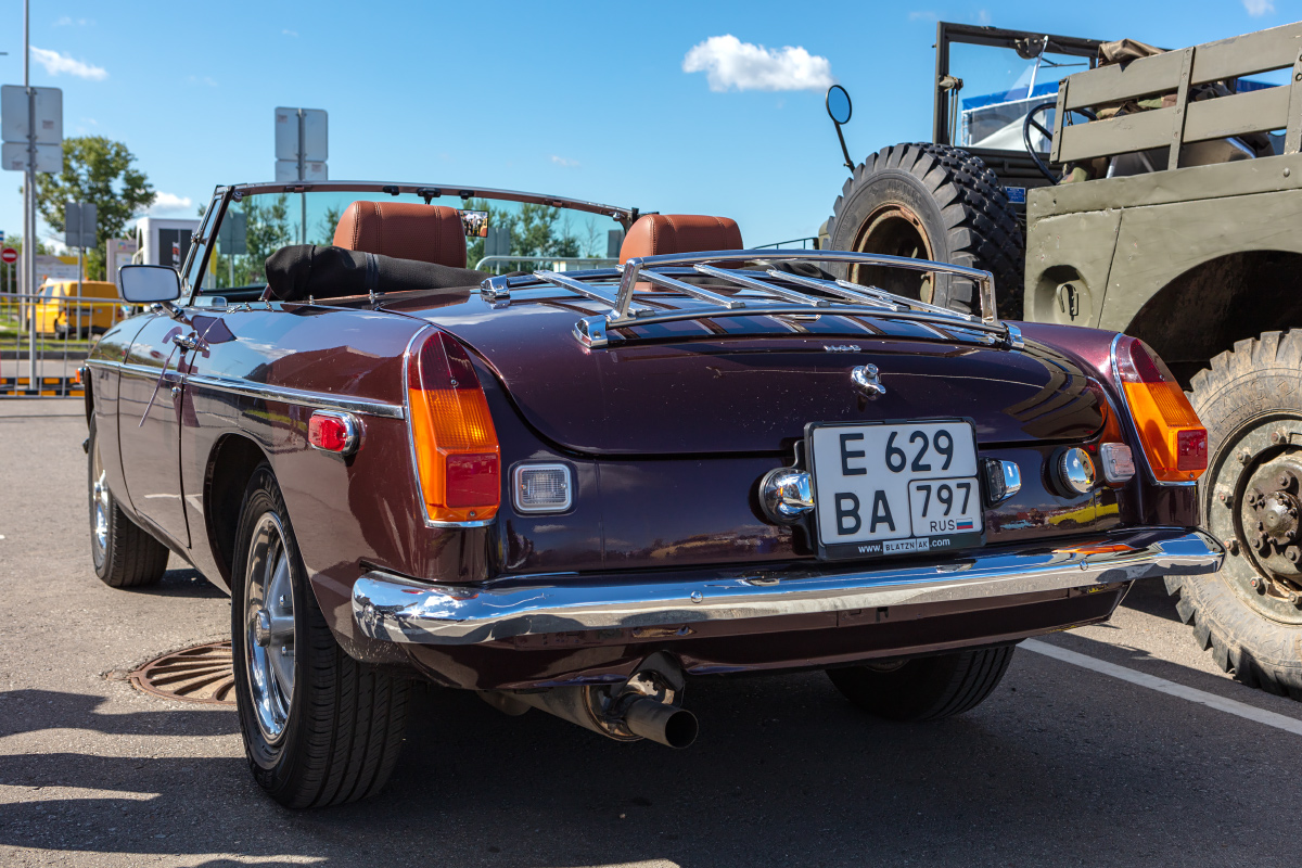 Москва, № Е 629 ВА 797 — MG MGB GT '65-80; Московская область — Ретро-лето 2022