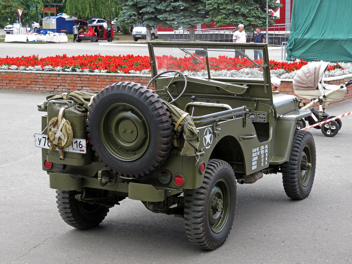 Марий Эл, № У 761 НР 116 — Willys MB '41-45; Марий Эл — Новый Торъял. Выставка ретро-автомобилей 2023