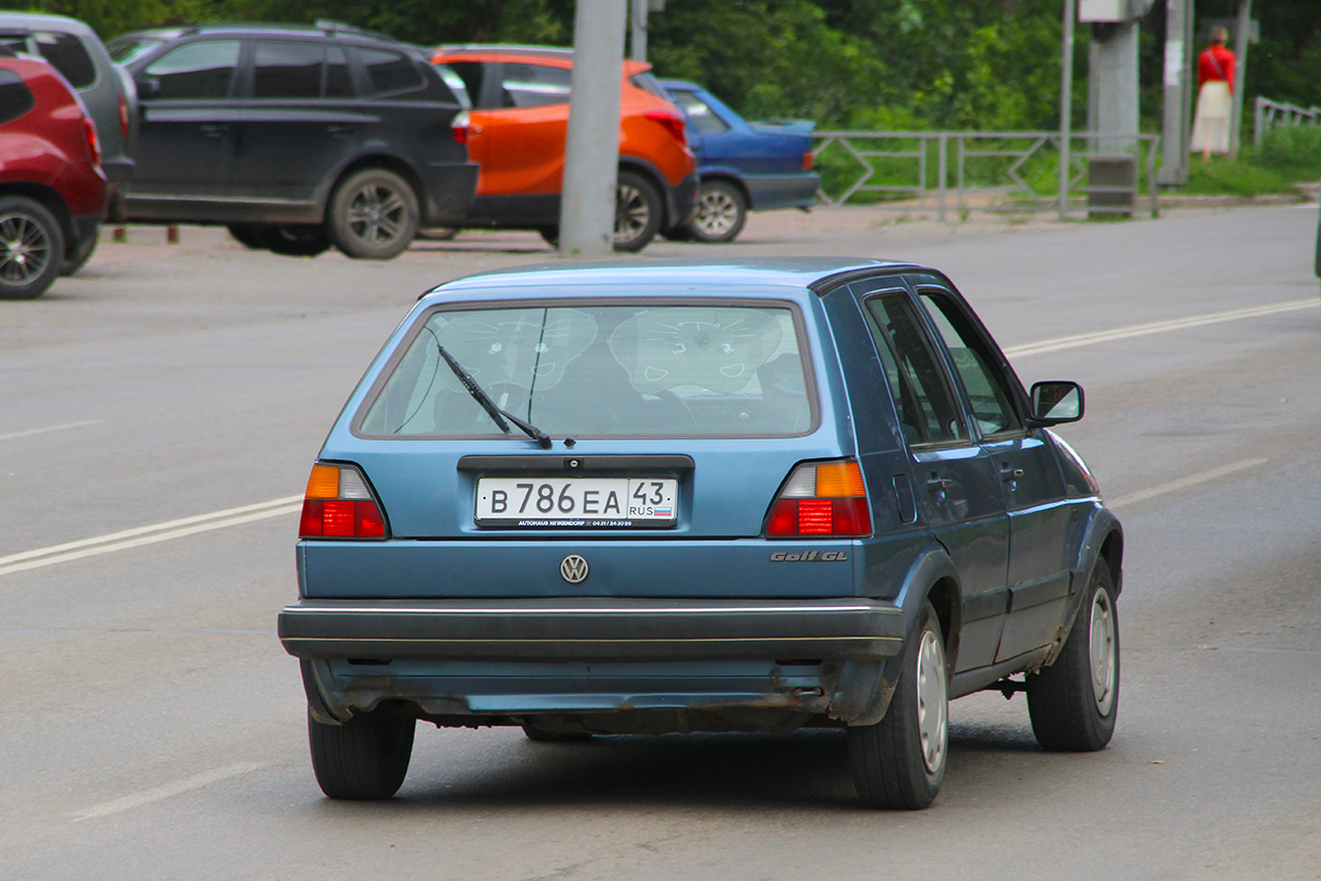 Кировская область, № В 786 ЕА 43 — Volkswagen Golf (Typ 19) '83-92