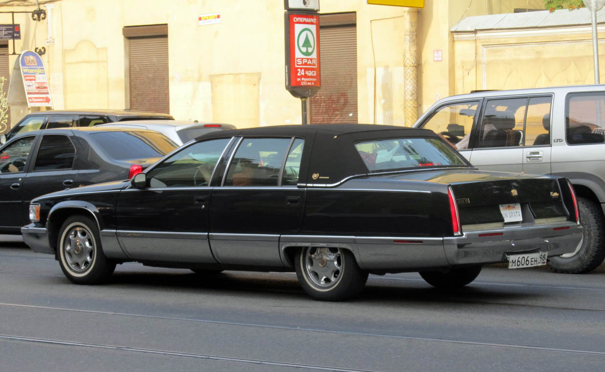 Санкт-Петербург, № М 606 ЕН 98 — Cadillac Fleetwood (2G) '93-96