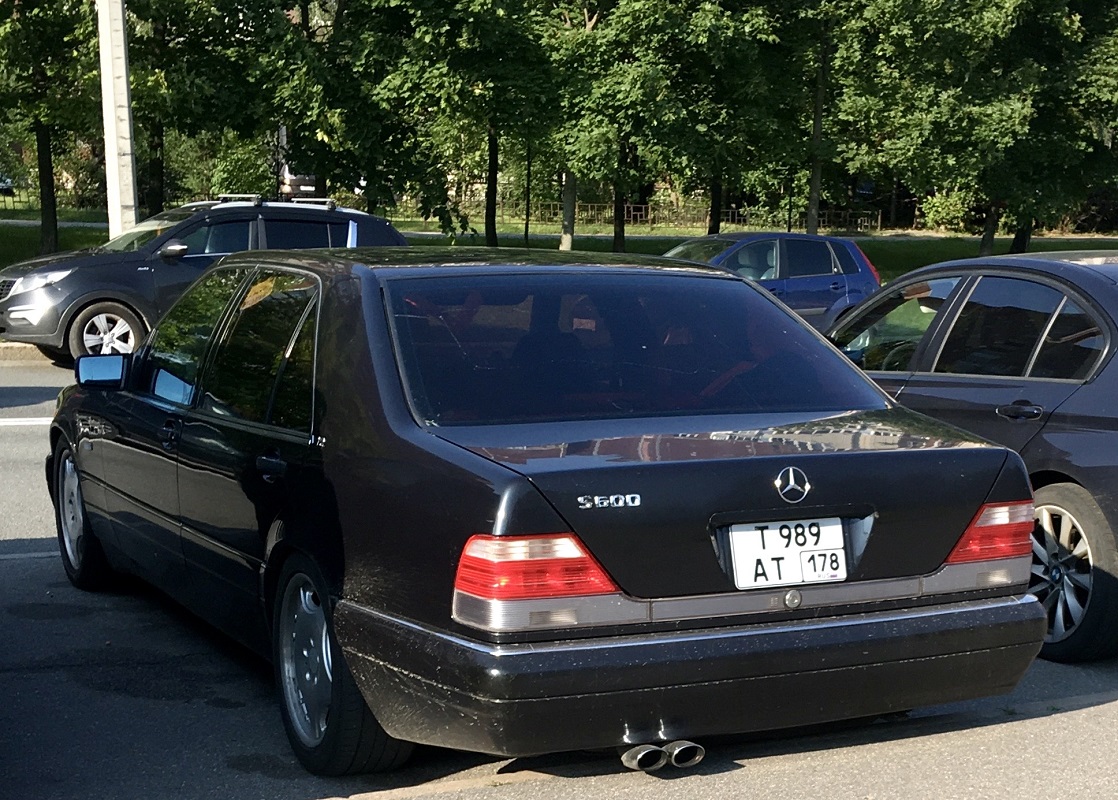 Санкт-Петербург, № Т 989 АТ 178 — Mercedes-Benz (W140) '91-98