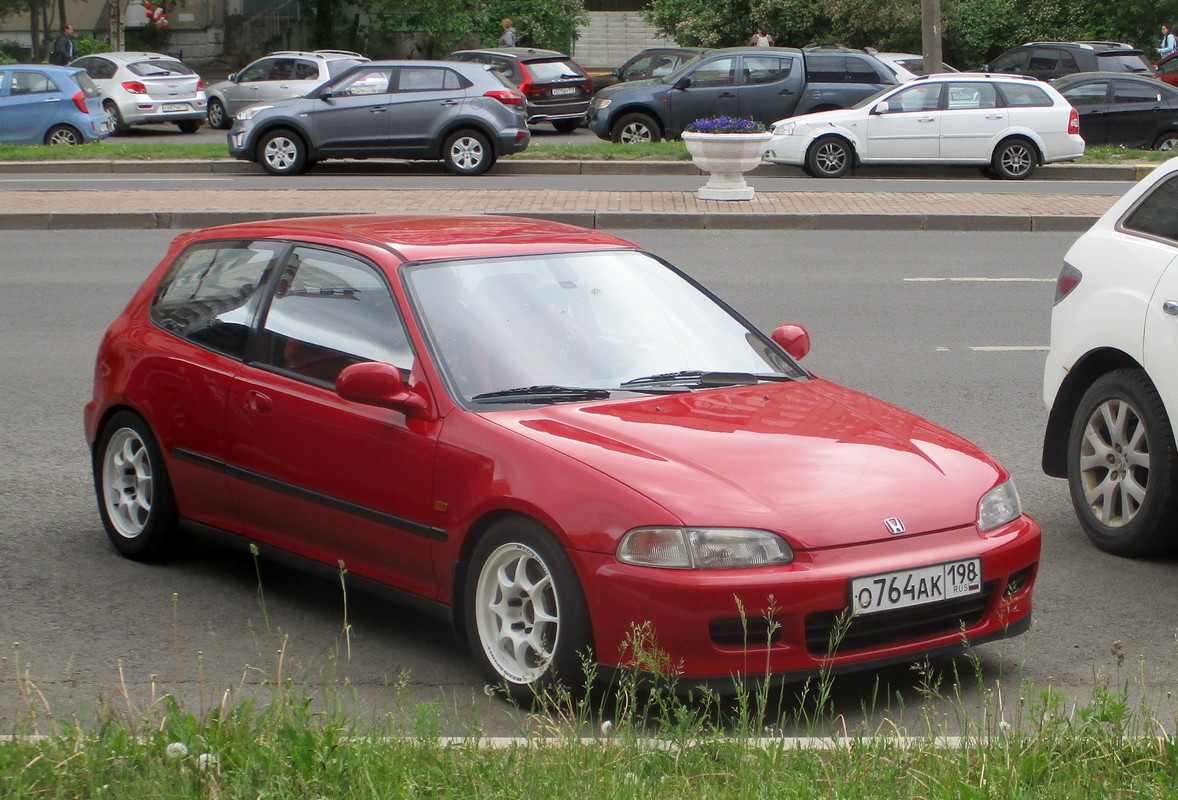 Санкт-Петербург, № О 764 АК 198 — Honda Civic (5G) '91-95