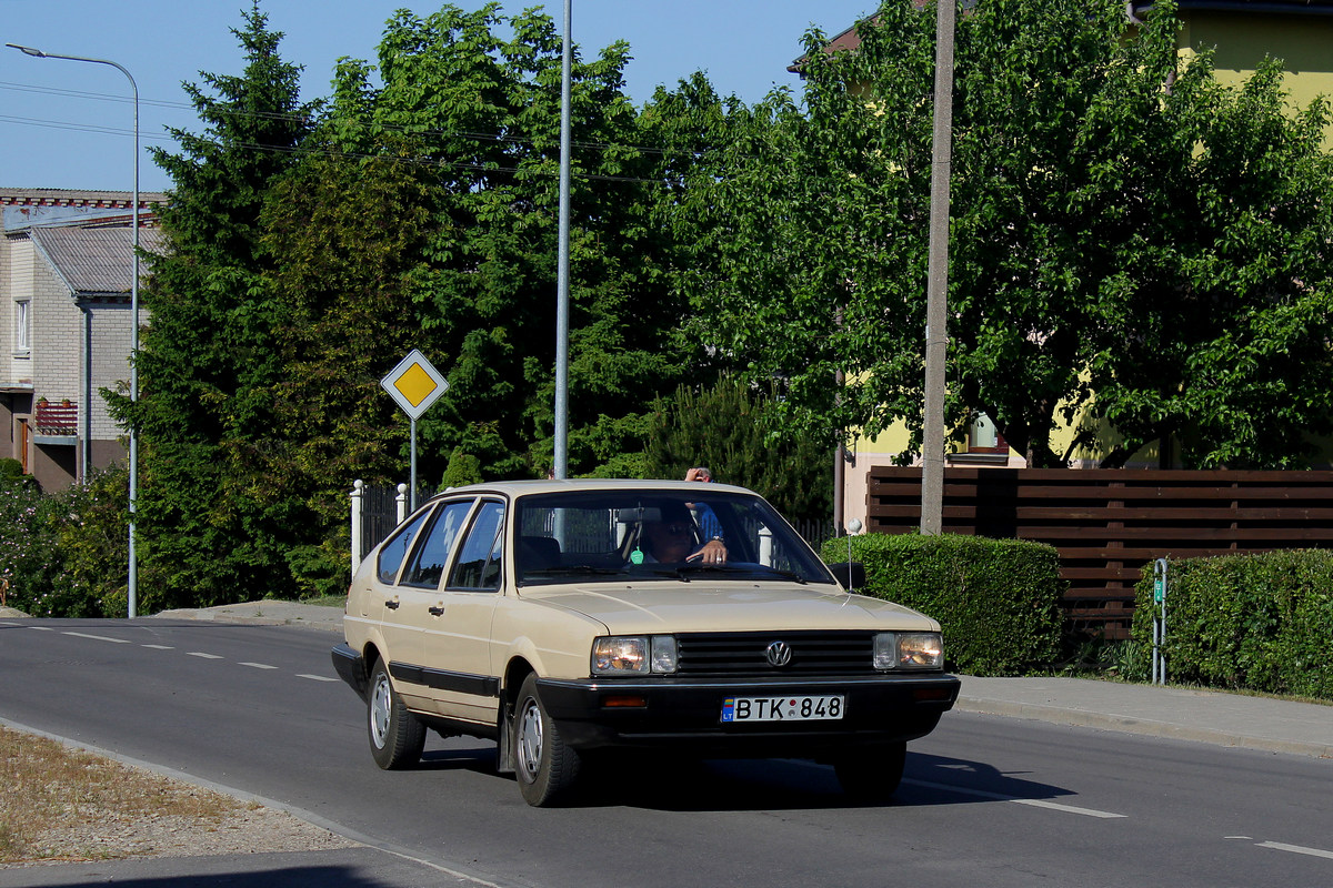 Литва, № BTK 848 — Volkswagen Passat (B2) '80-88; Литва — Laiko ratai 2023