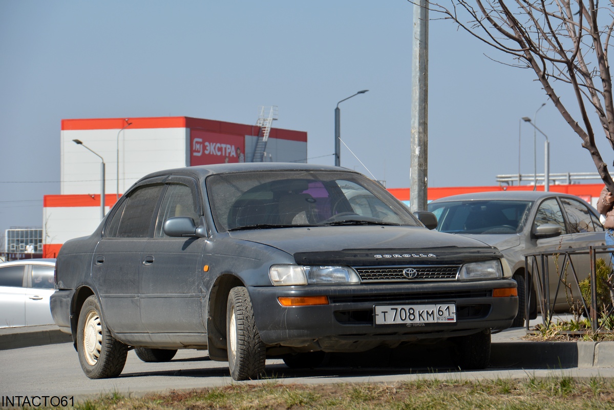 Ростовская область, № Т 708 КМ 61 — Toyota Corolla (E100) '91-02