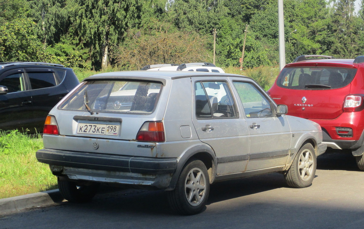 Санкт-Петербург, № К 273 КЕ 198 — Volkswagen Golf (Typ 19) '83-92