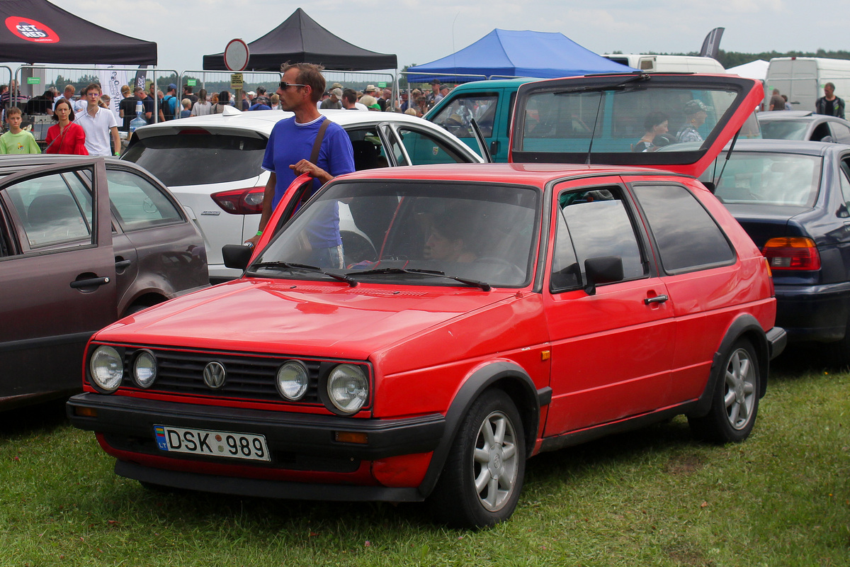 Литва, № DSK 989 — Volkswagen Golf (Typ 19) '83-92; Литва — Nesenstanti klasika 2023