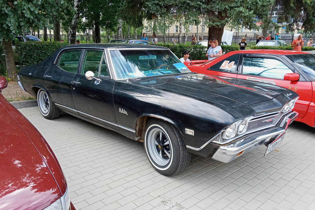 Московская область, № Т 208 УН 750 — Chevrolet Chevelle (2G) '68-69; Рязанская область — 8-й ретро-фестиваль "Машина Времени", 7 августа 2021 г.