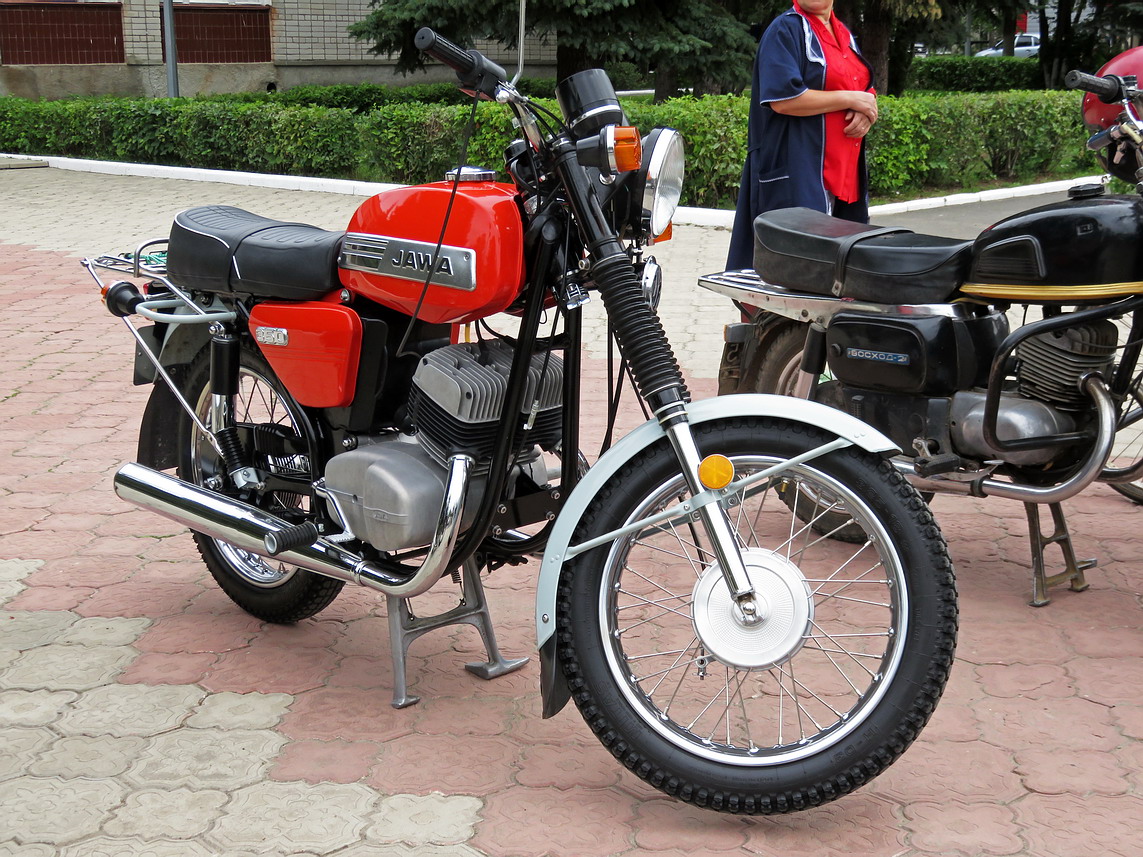 Марий Эл, № 5504 АА 12 — Jawa 350 typ 634 '73-85; Марий Эл — Новый Торъял. Выставка ретро-автомобилей 2023