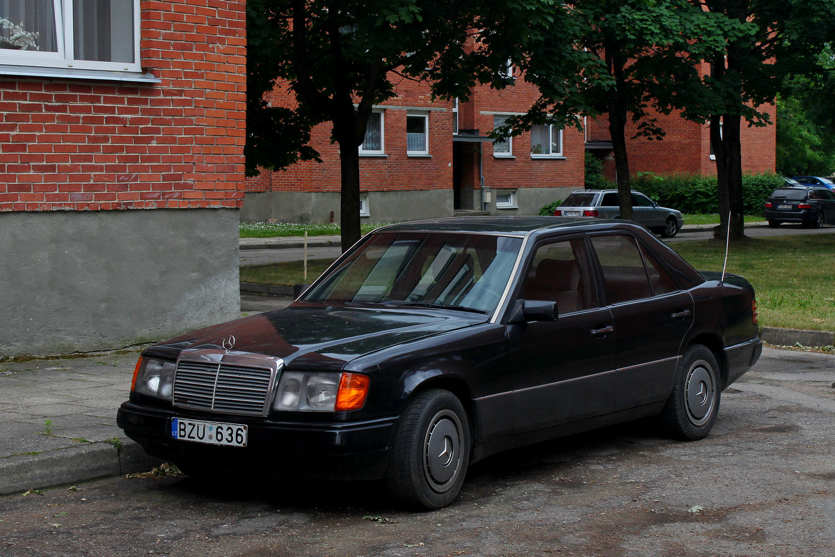 Литва, № BZU 636 — Mercedes-Benz (W124) '84-96