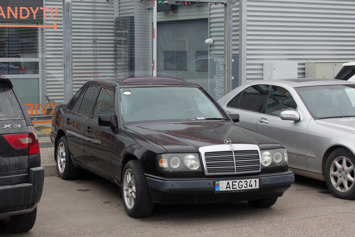 Литва, № AEG 341 — Mercedes-Benz (W124) '84-96