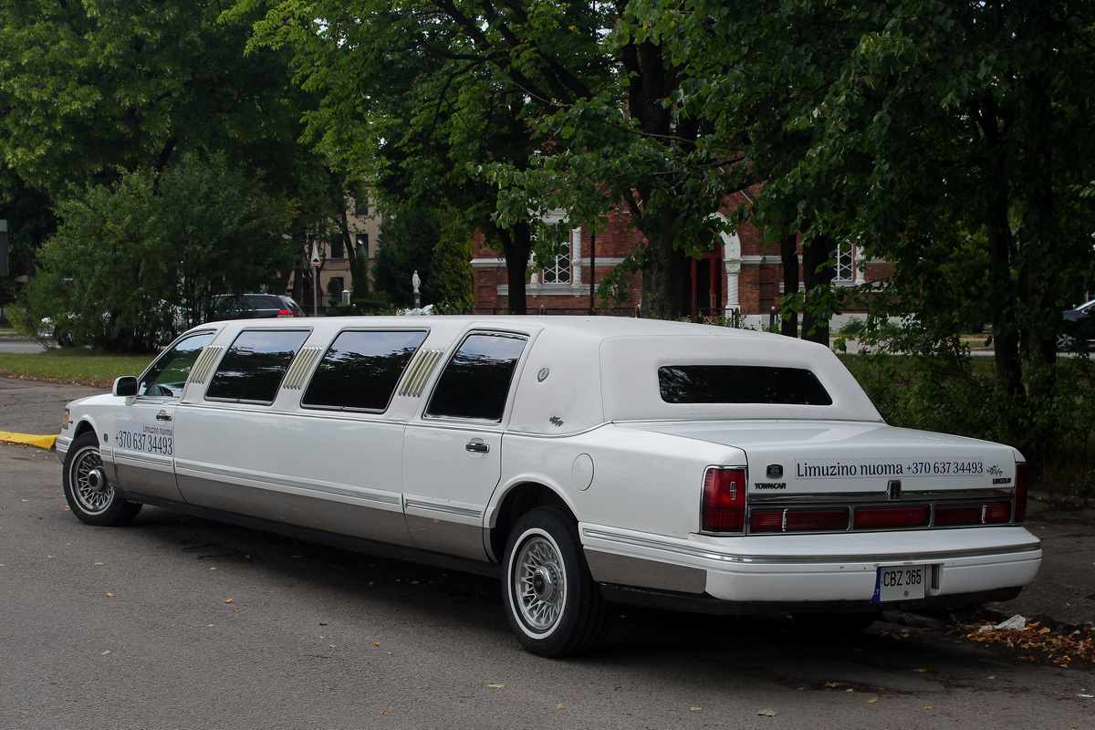 Литва, № CBZ 365 — Lincoln Town Car (2G) '90-97