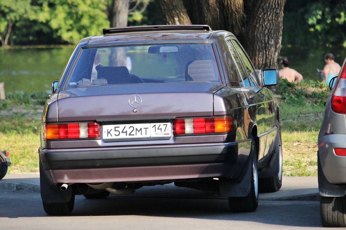 Ленинградская область, № К 542 МТ 147 — Mercedes-Benz (W201) '82-93