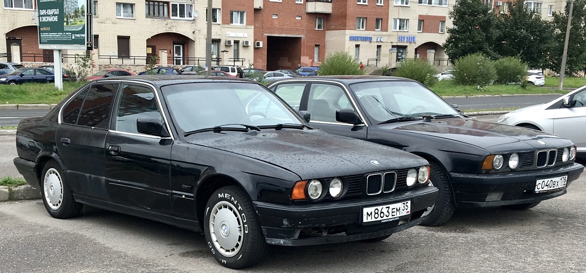 Вологодская область, № М 863 ЕМ 35 — BMW 5 Series (E34) '87-96; Вологодская область — Вне региона