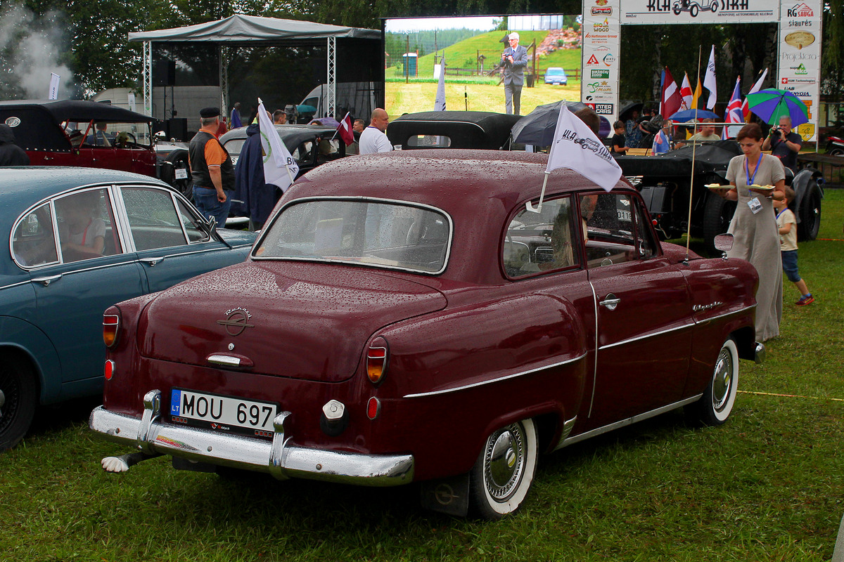 Литва, № MOU 697 — Opel Olympia Rekord '53-57; Литва — Nesenstanti klasika 2023