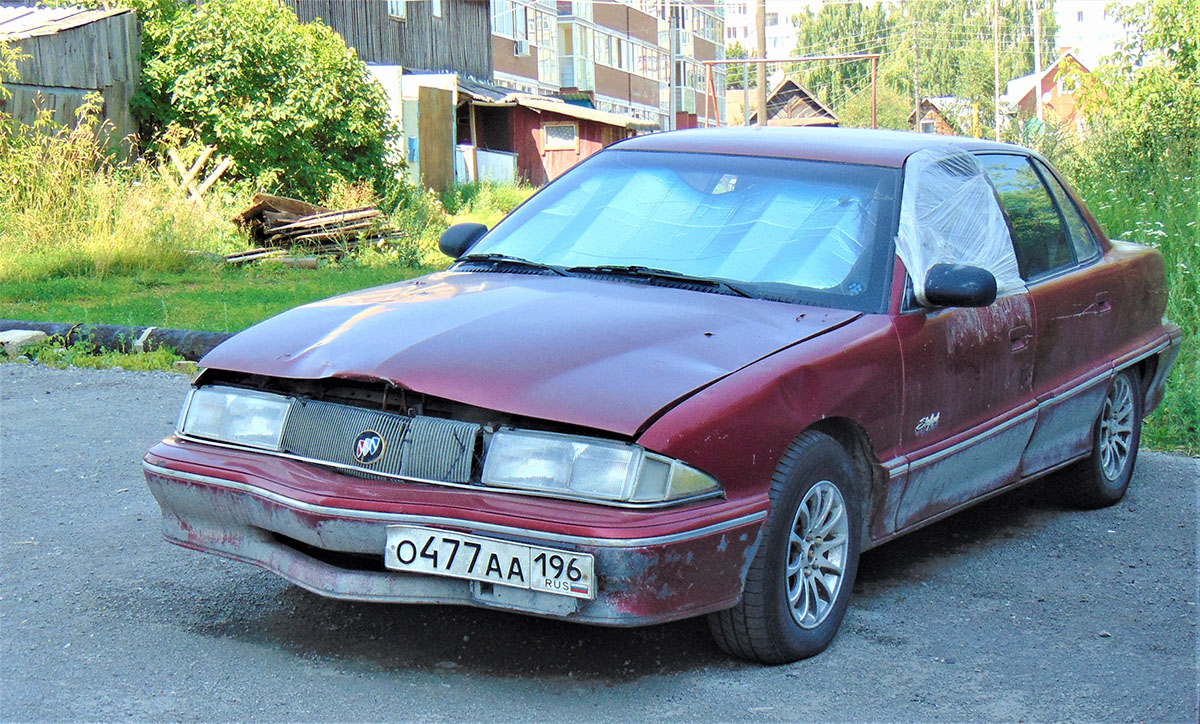 Свердловская область, № О 477 АА 196 — Buick Skylark (6G) '92-98