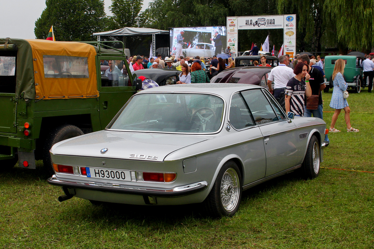 Литва, № H93000 — BMW CS/CSi/CSL (E9) '68-75; Литва — Nesenstanti klasika 2023